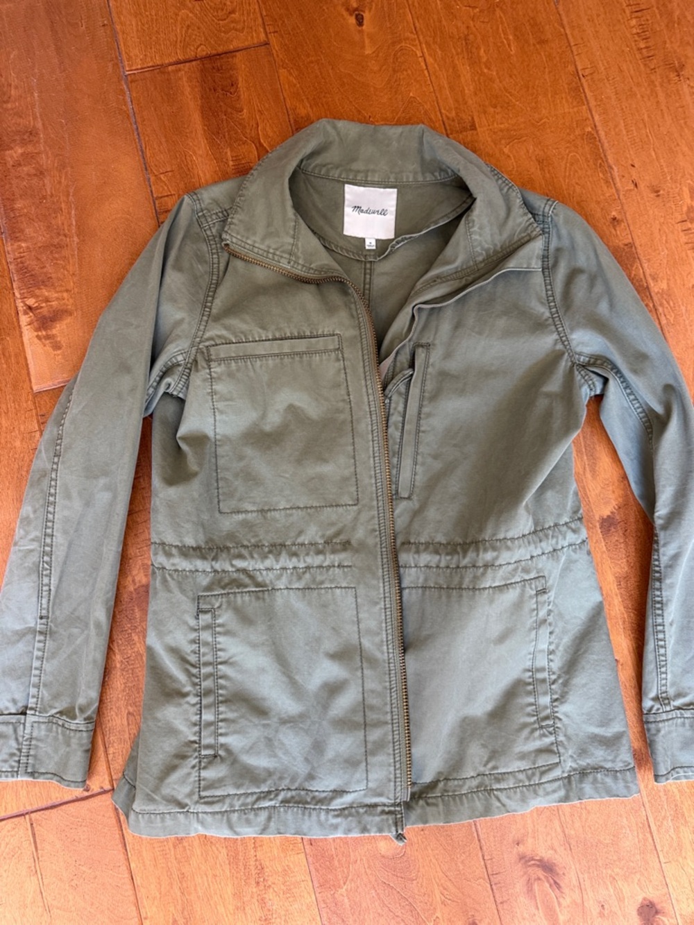 Madewell Olive Utility Field Jacket